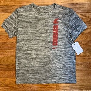 NWT Washington State Cougars Nike DRI-Fit Short Sleeve Shirt Women’s M